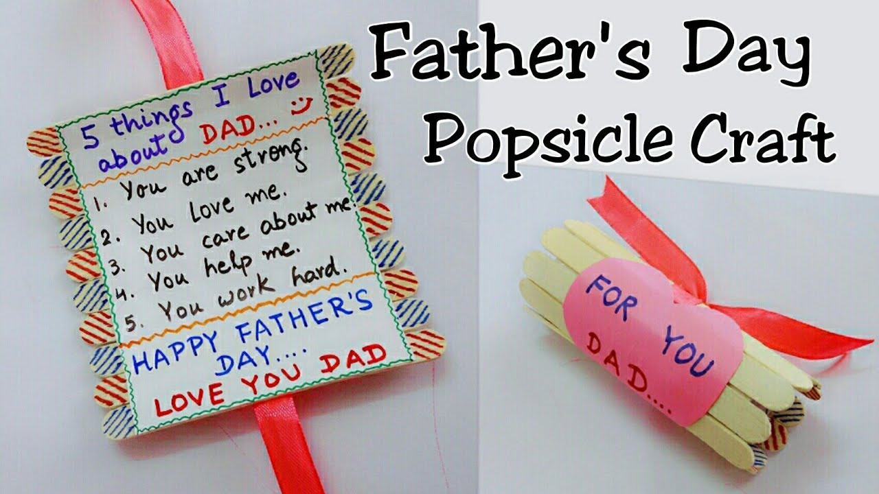 Best ideas about Father'S Day Craft Gift Ideas
. Save or Pin Best Gift Idea for Father s Day Father s Day Popsicle Now.