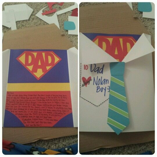 Best ideas about Father'S Day Craft Ideas
. Save or Pin Father s day superman card Now.