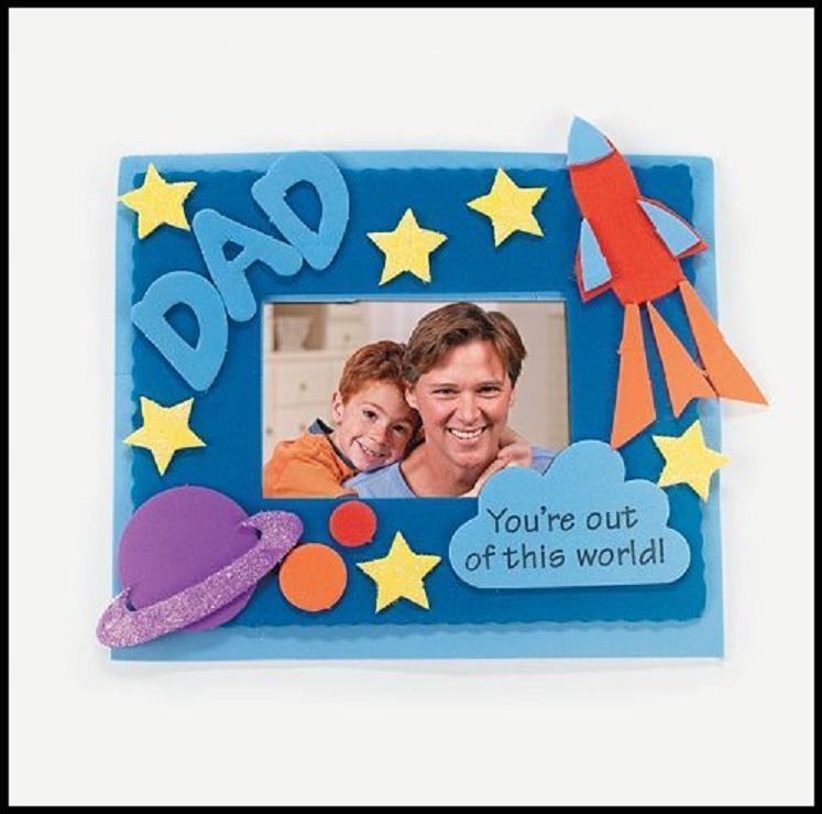 Best ideas about Father'S Day DIY
. Save or Pin Father s Day Dad Frame Craft Kit For Kids Outer Space Now.