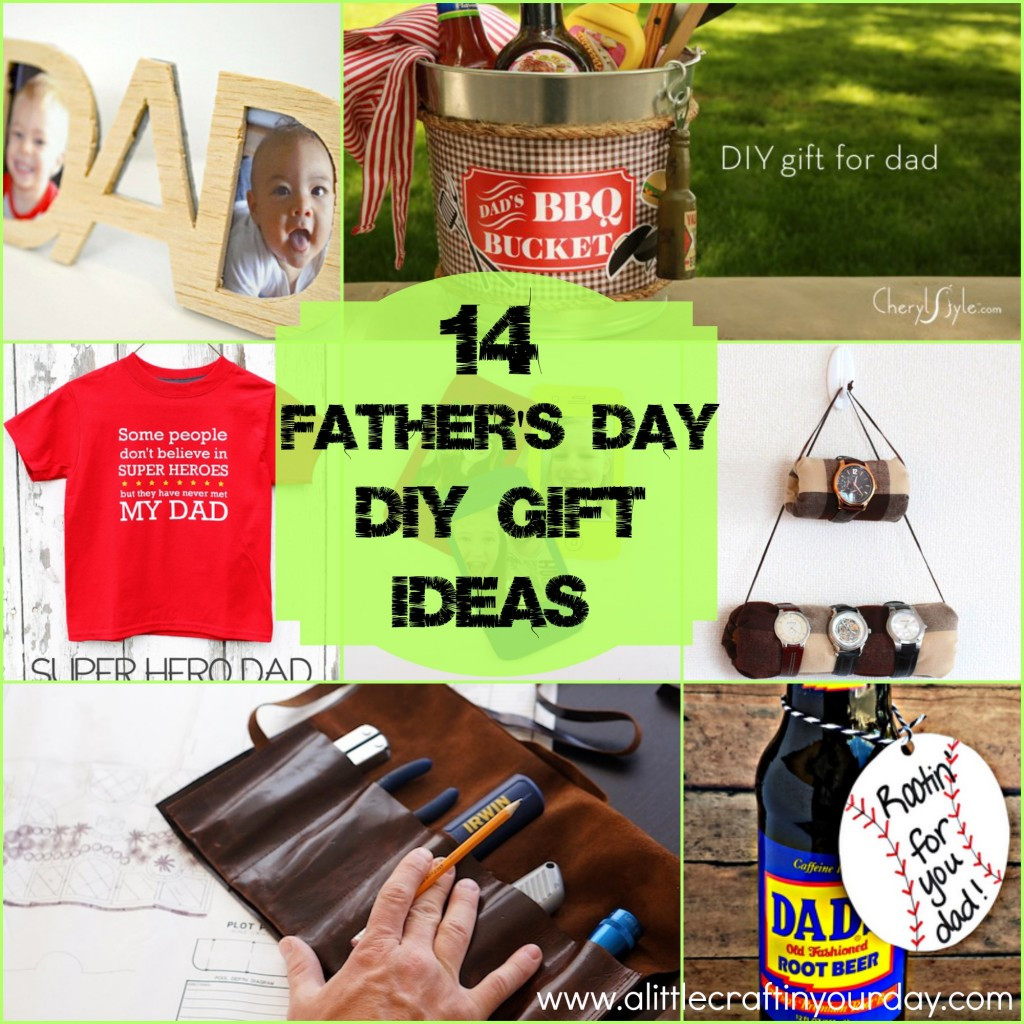 Best ideas about Father'S Day Diy Gift Ideas
. Save or Pin 14 Father s Day Gift Ideas A Little Craft In Your Day Now.