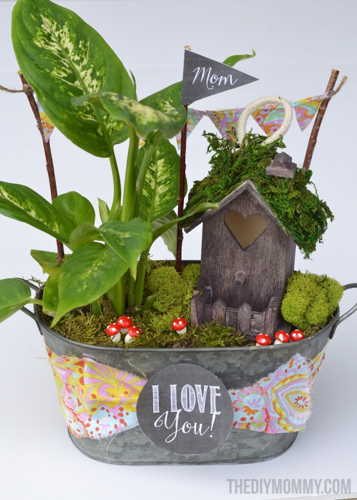Best ideas about Father'S Day Gardening Gift Ideas
. Save or Pin Mini Fairy Garden in a Tin Gift Handmade Mother’s Day Now.
