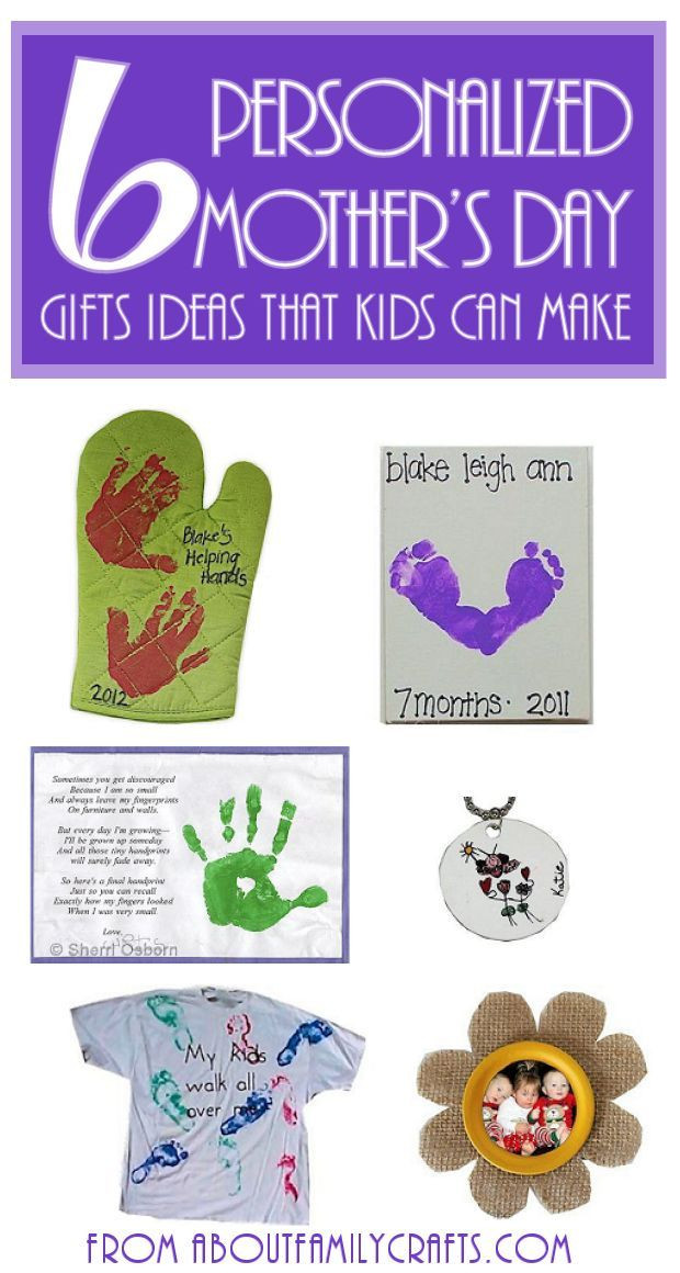 Best ideas about Father'S Day Gift Ideas From Kids
. Save or Pin 6 Mother’s Day Gifts for Kids to Make e or all of Now.