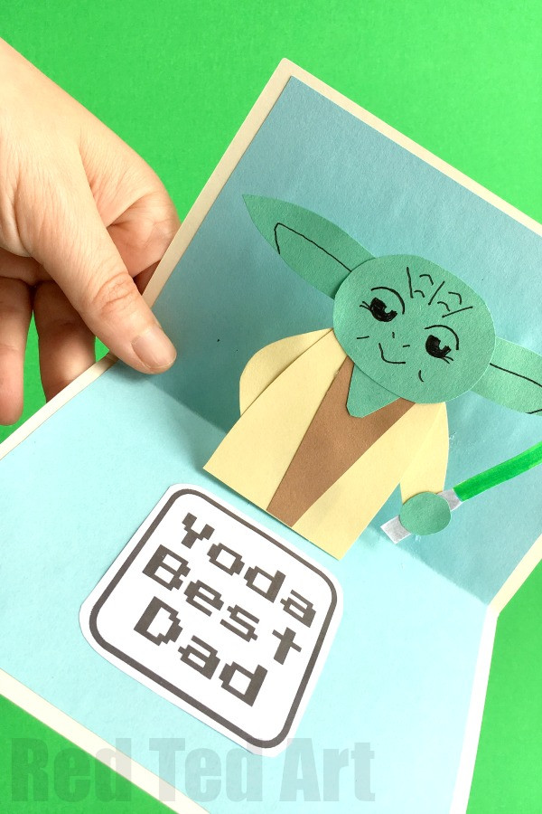 Best ideas about Fathers Day Cards DIY
. Save or Pin Pop Up Father s Day Card Red Ted Art s Blog Now.