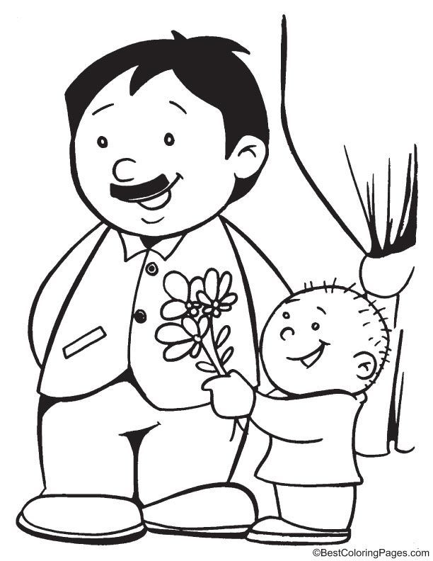 Best ideas about Fathers Day Coloring Sheets For Boys
. Save or Pin I love you dad coloring page coloring pages Now.