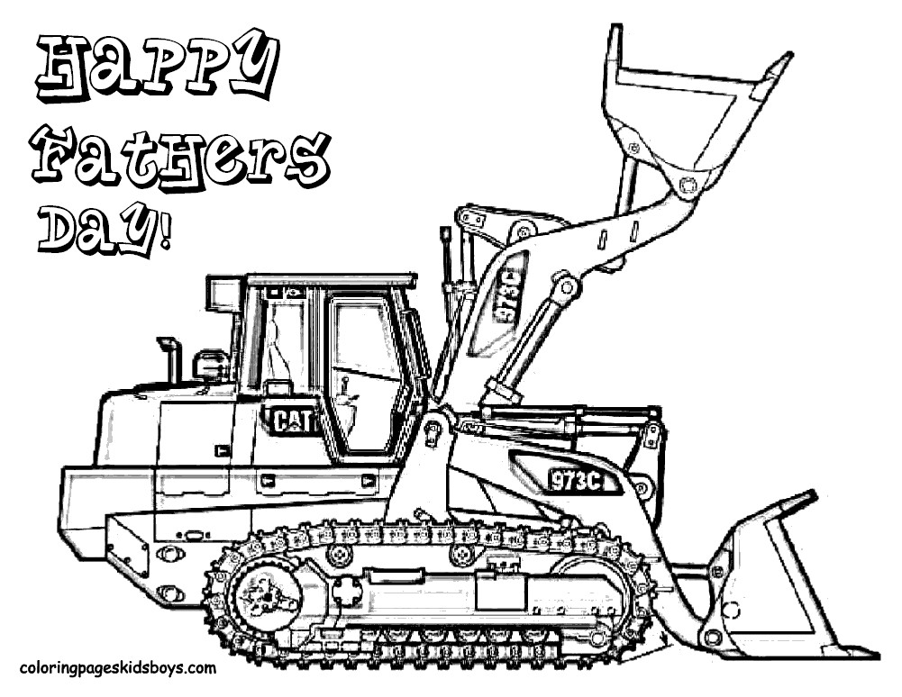 Best ideas about Fathers Day Coloring Sheets For Boys
. Save or Pin excavator coloring pages Now.