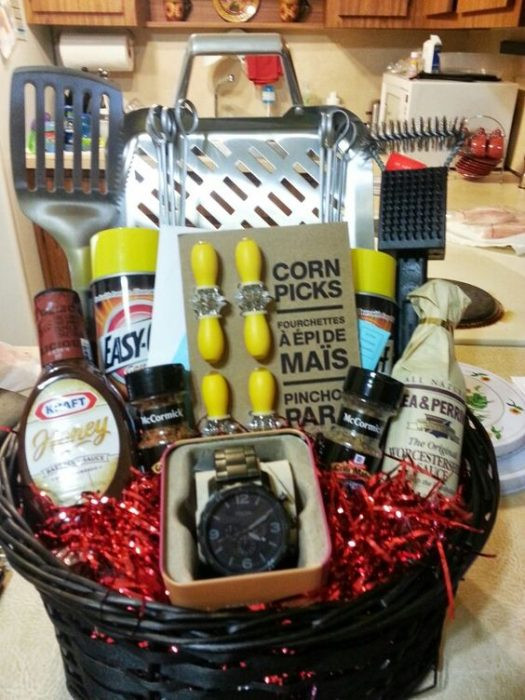 Best ideas about Fathers Day Gift Basket Ideas
. Save or Pin 32 Homemade Gift Basket Ideas for Men Now.