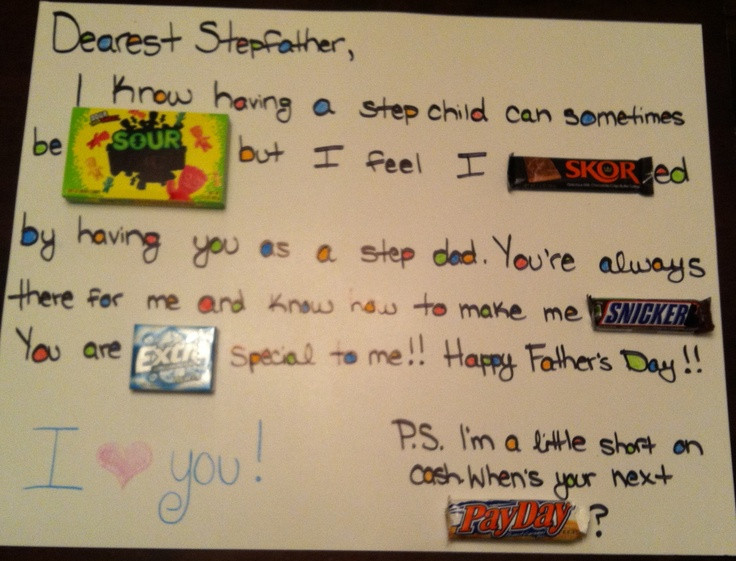Best ideas about Fathers Day Gift Ideas For Stepdads
. Save or Pin Father s Day card for Stepdad Father s Day Now.