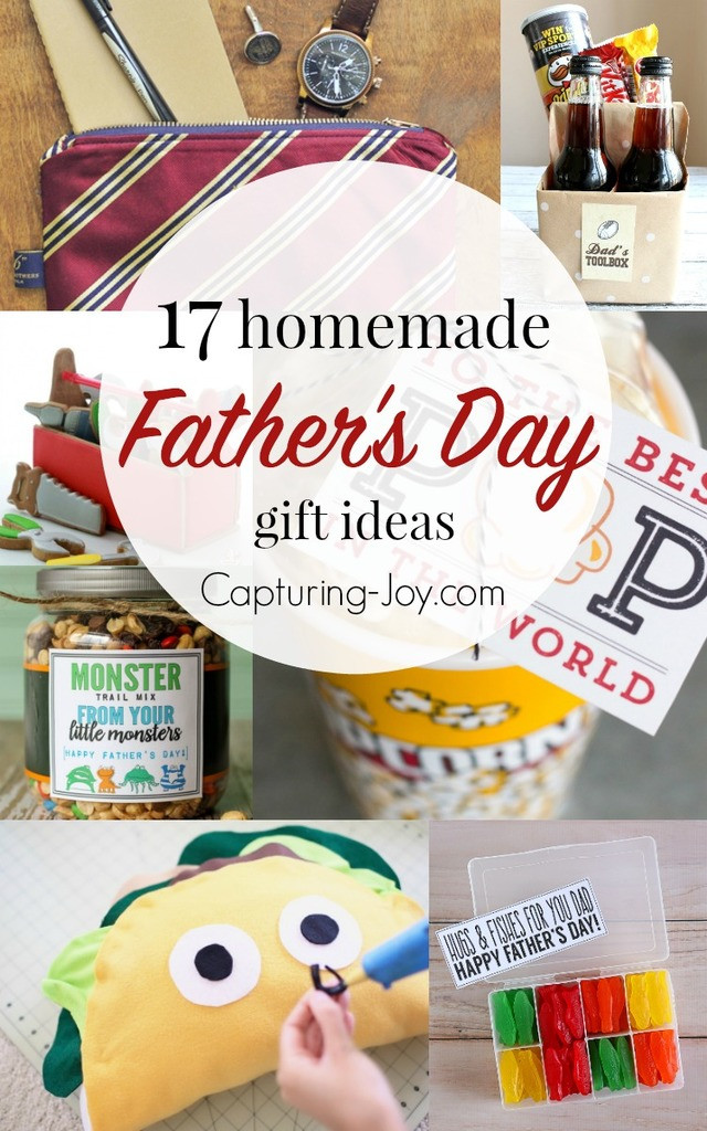 Best ideas about Fathers Day Gift Ideas
. Save or Pin 17 Homemade Father s Day Gifts Capturing Joy with Now.