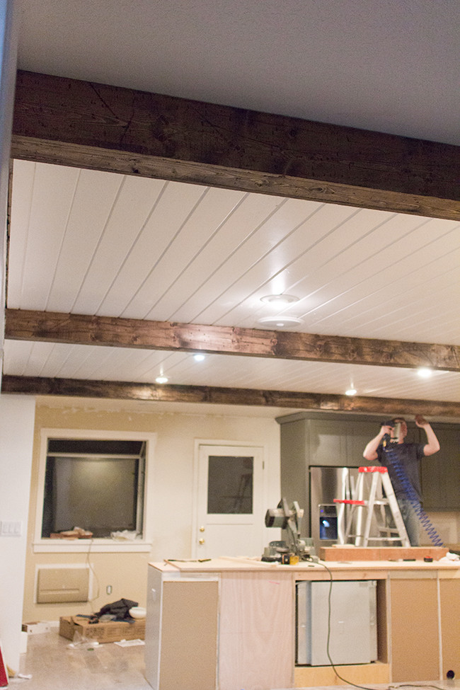 Best ideas about Faux Beams DIY
. Save or Pin Kitchen Chronicles DIY Wood Beams Now.