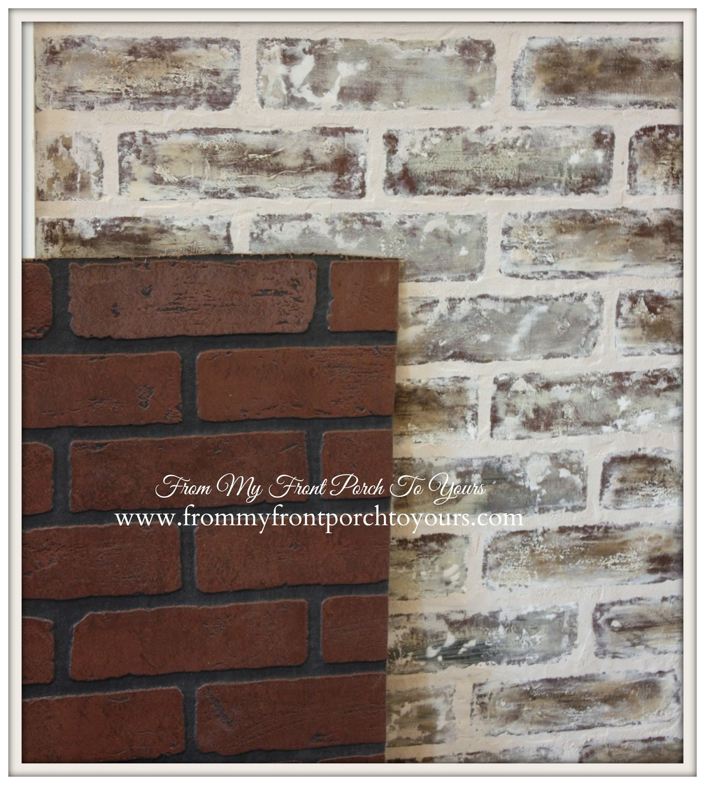 Best ideas about Faux Brick Wall DIY
. Save or Pin From My Front Porch To Yours DIY Faux Brick Wall Tutorial Now.