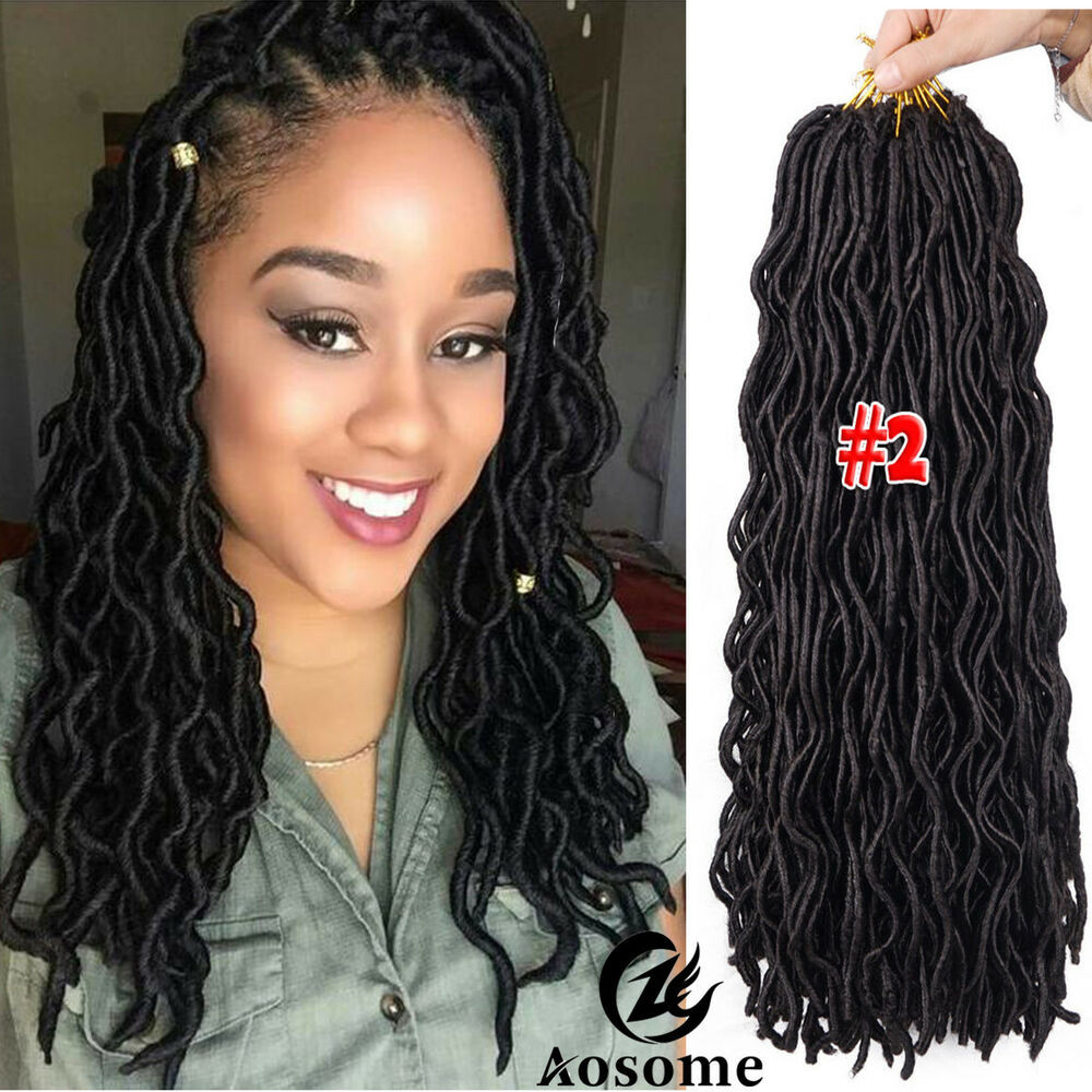Best ideas about Faux Locs Crochet Hairstyles
. Save or Pin 3 packs 20" Faux Locs Hair Extensions Goddess Crochet Now.