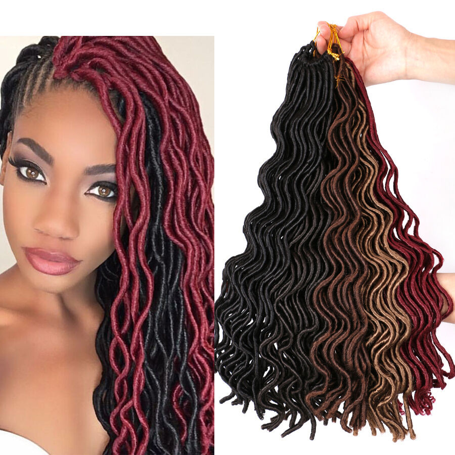 Best ideas about Faux Locs Crochet Hairstyles
. Save or Pin 24 Roots Curly Faux Locs Wavy Dreadlocks Crochet Braids Now.