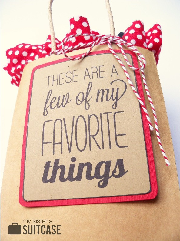 Best ideas about Favorite Things Gift Ideas
. Save or Pin My Favorite Things Gift Idea Printable My Sister s Now.