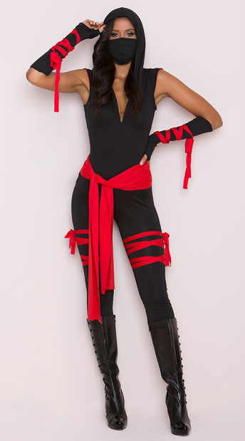 Best ideas about Female Ninja Costume DIY
. Save or Pin Deadly Ninja Costume Womens Ninja Costume Black Ninja Now.