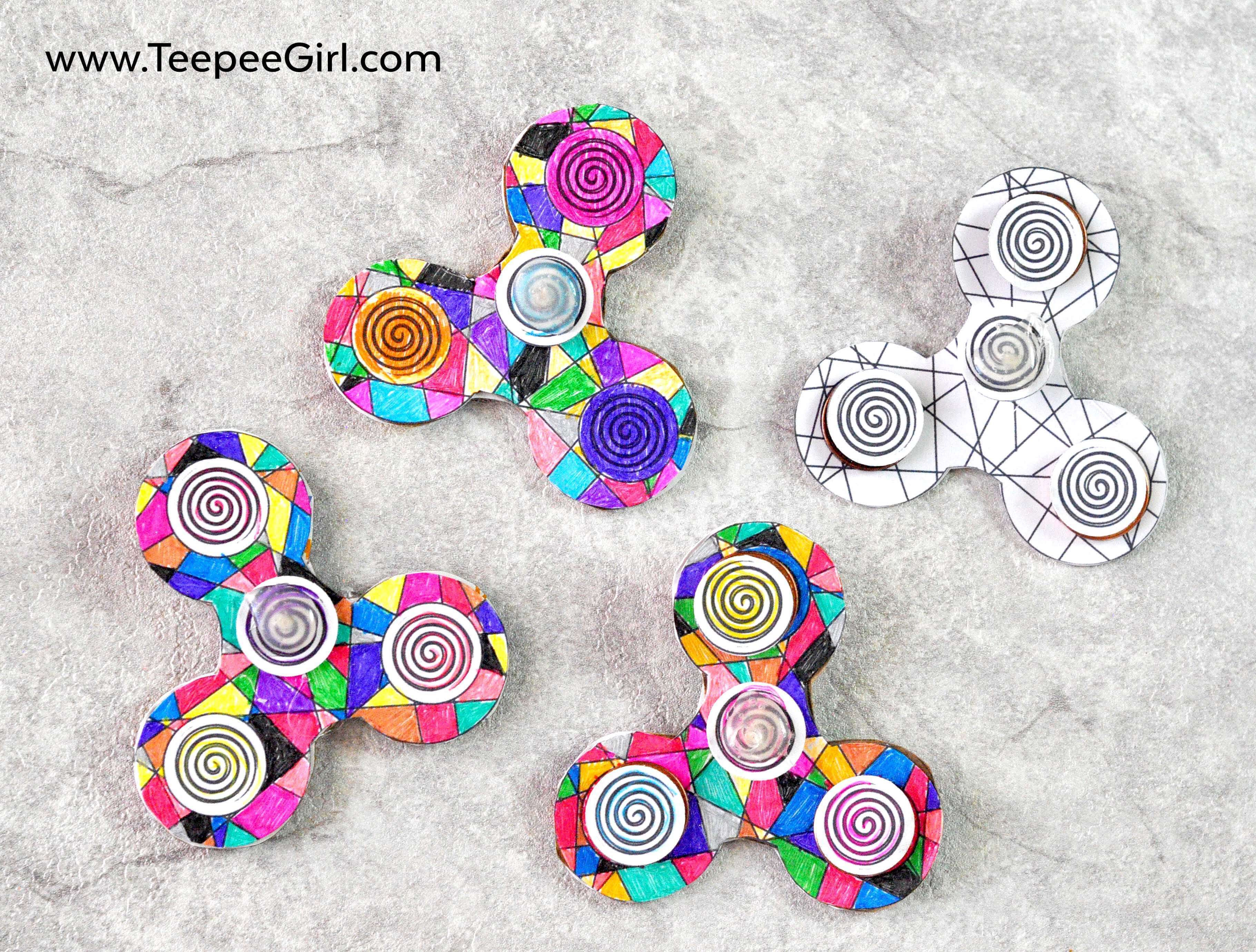 Best ideas about Fidget Spinner DIY
. Save or Pin DIY Fid Spinner Tutorial & Printable Now.