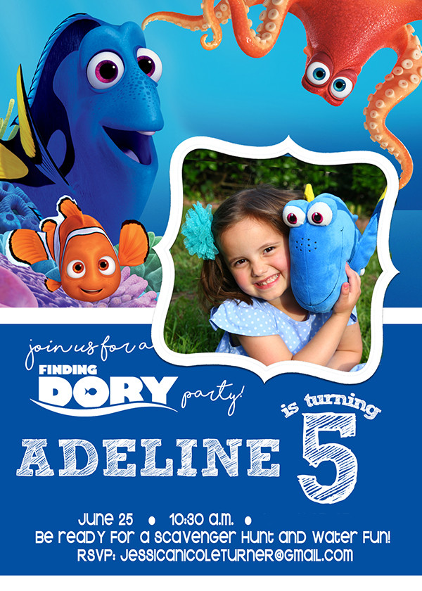 Best ideas about Finding Dory Birthday Invitations
. Save or Pin Finding Dory Party Activities Decorations & More The Now.