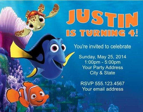 Best ideas about Finding Dory Birthday Invitations
. Save or Pin FREE Printable Finding Dory Invitations Ideas Now.