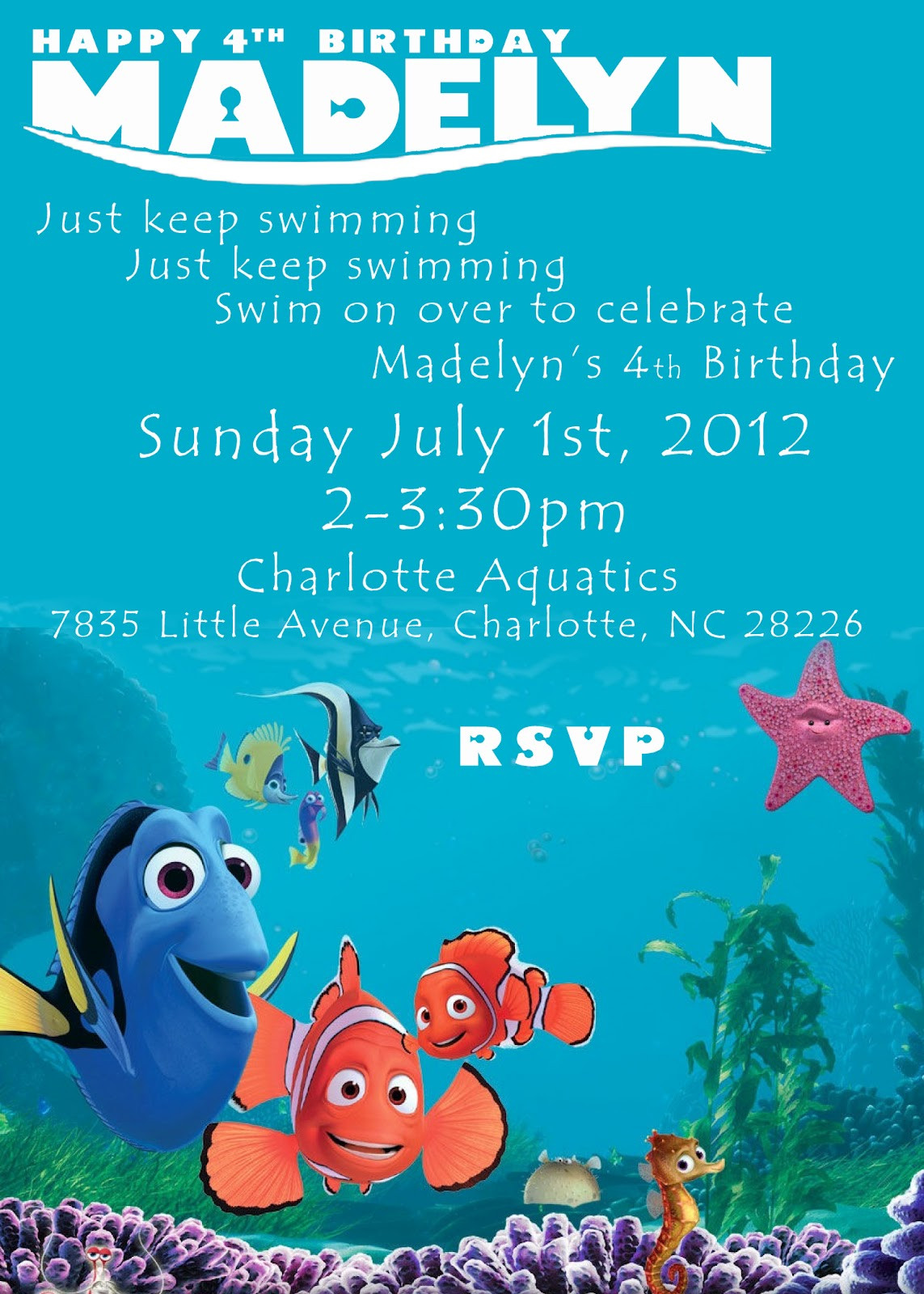 Best ideas about Finding Nemo Birthday Invitations
. Save or Pin Buckeye Barrys Blog We Found Nemo Madelyn s Finding Nemo Now.