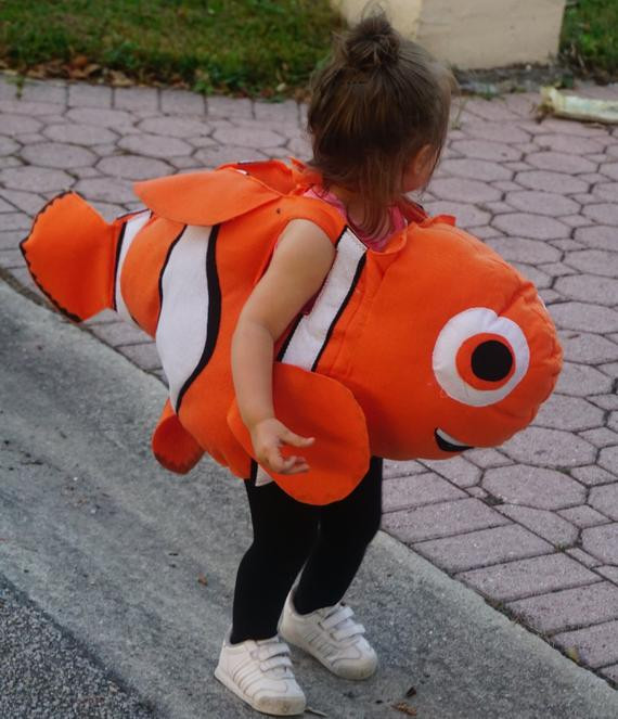 Best ideas about Finding Nemo Costume DIY
. Save or Pin Nemo like fish costume baby to adults kids costumes Now.
