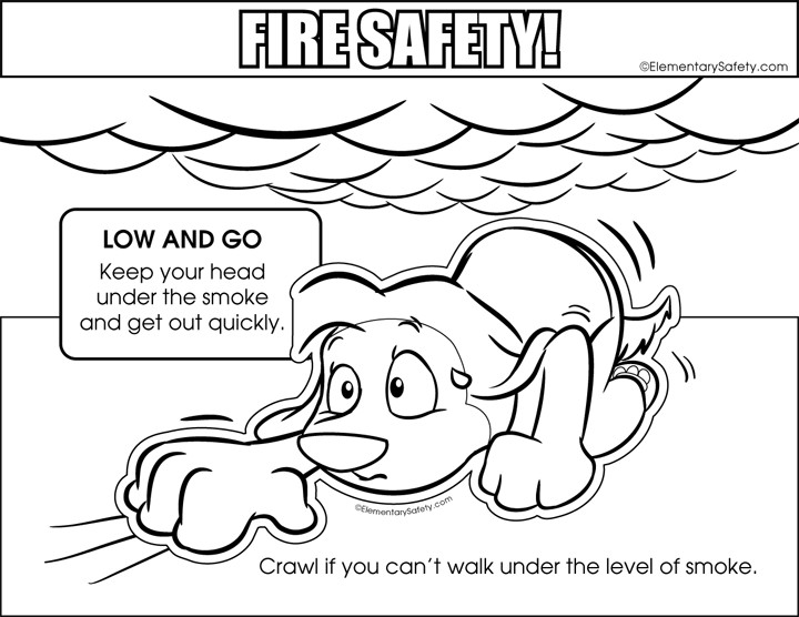 Best ideas about Fire Safety Coloring Sheets For Kids
. Save or Pin Low And Go • Coloring Fire Safety Now.