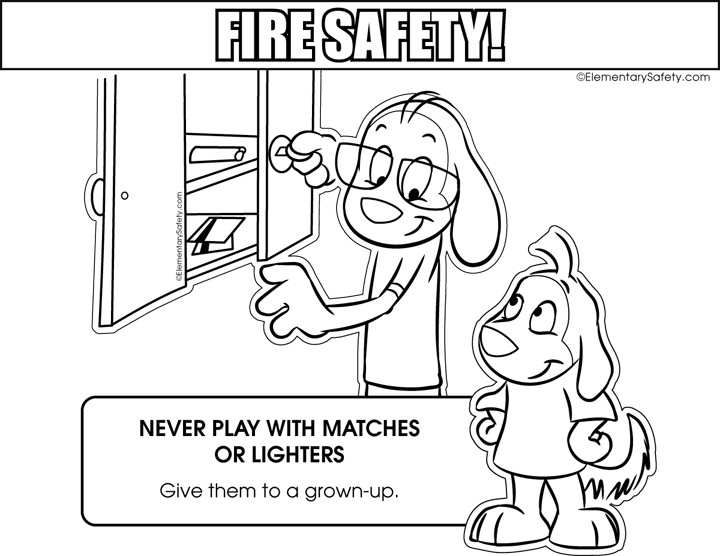Best ideas about Fire Safety Coloring Sheets For Kids
. Save or Pin Matches Lighters • Coloring Fire Safety Now.