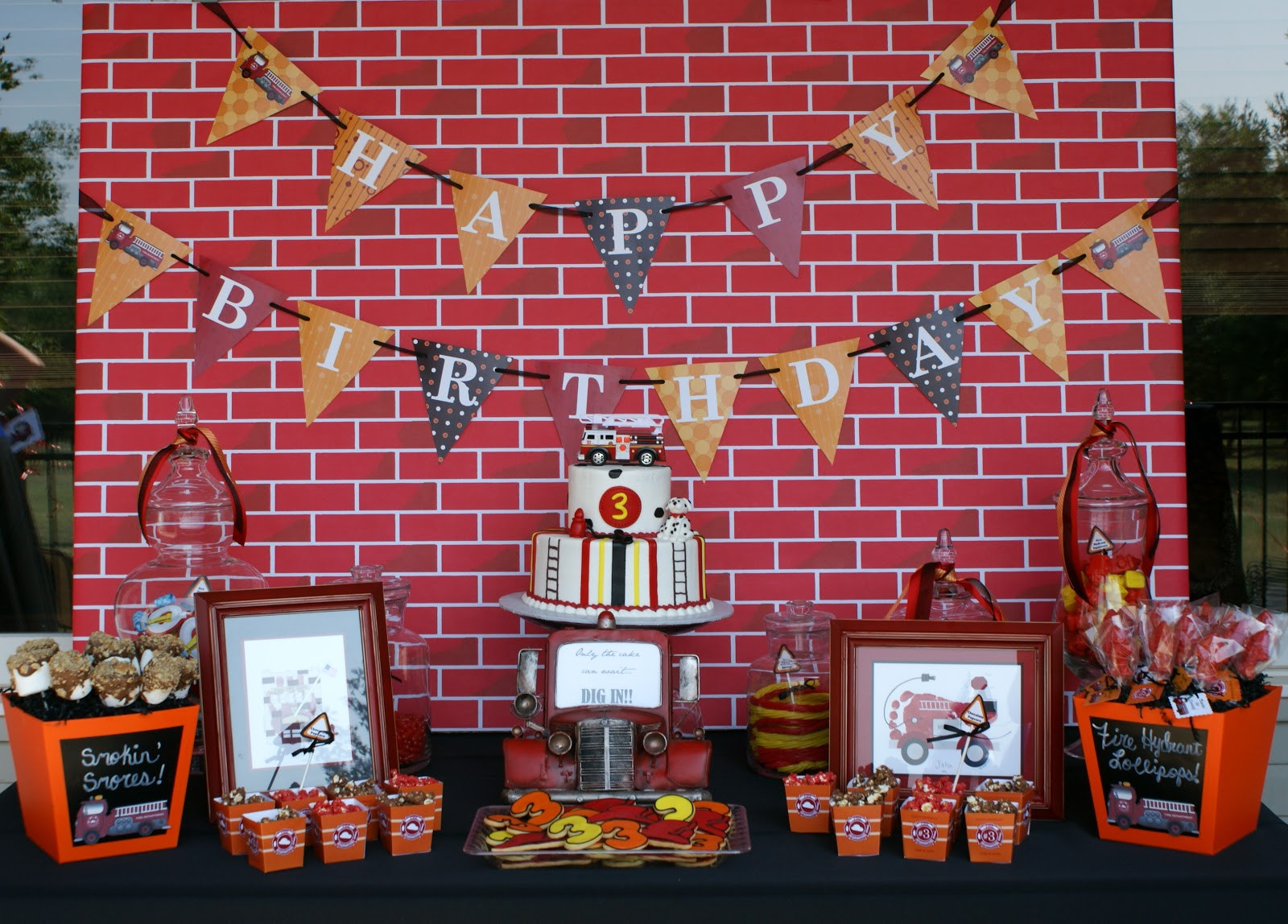Best ideas about Fire Station Birthday Party
. Save or Pin The Laws of My Life Firehouse 3rd Birthday Party Now.