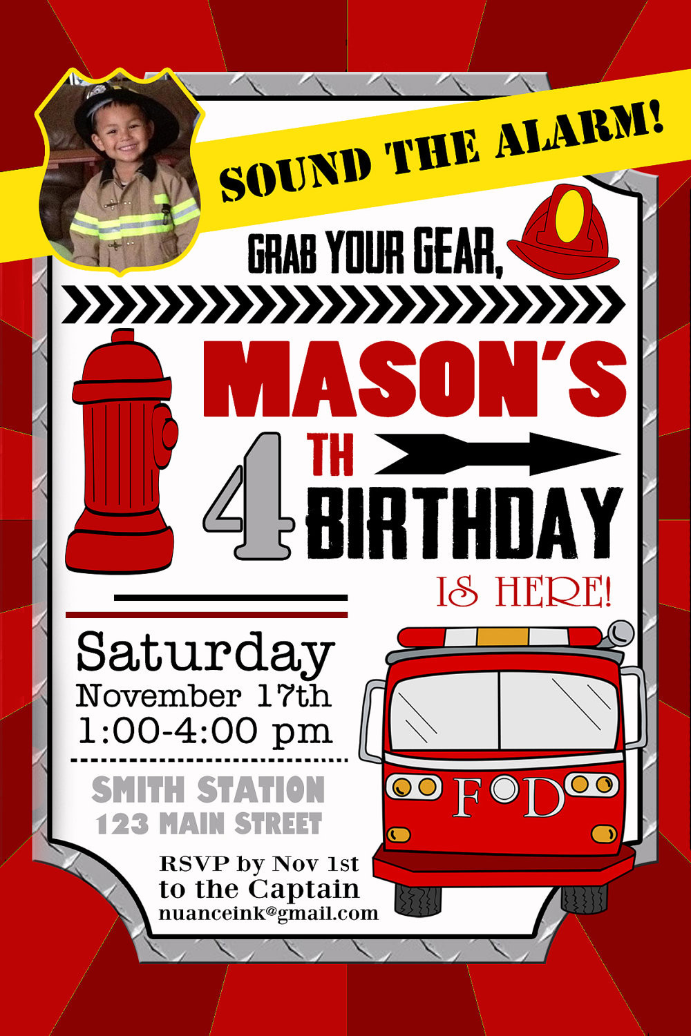 Best ideas about Firefighter Birthday Invitations
. Save or Pin Firefighter Birthday Invitation Ideas – Bagvania FREE Now.