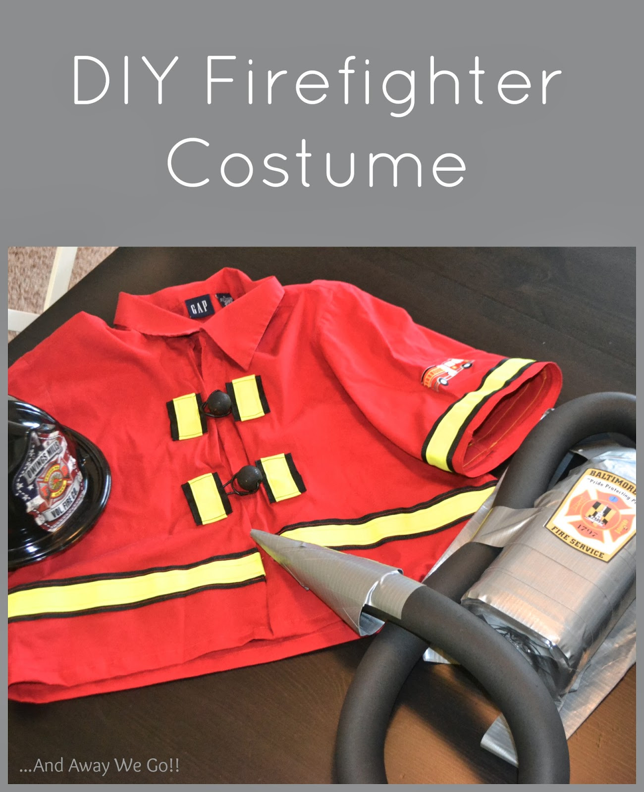 Best ideas about Firefighter Costume DIY
. Save or Pin and away we go DIY Firefighter Costume Now.