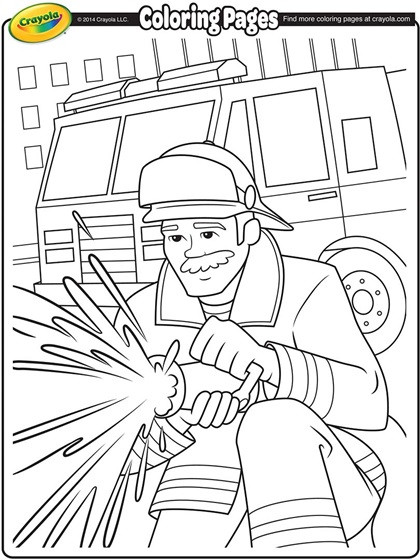 Best ideas about Fireman Coloring Pages For Boys
. Save or Pin Firefighter Coloring Page Now.