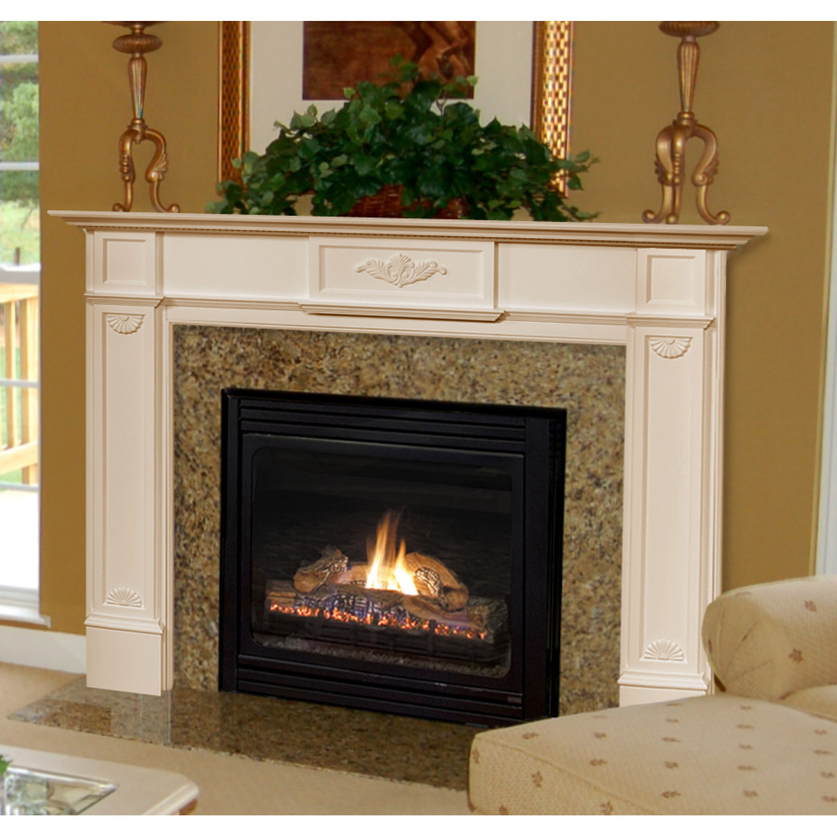 Best ideas about Fireplace Mantel Surround
. Save or Pin Pearl Mantels 56" Monticello Fireplace Mantel Surround Now.