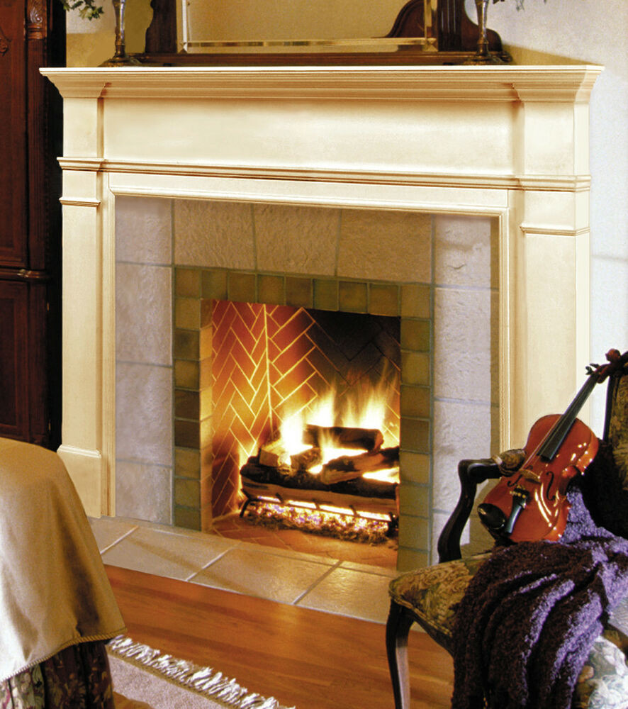 Best ideas about Fireplace Mantel Surround
. Save or Pin Pearl Mantels 120 48 Windsor 48 Inch Fireplace Mantel Now.