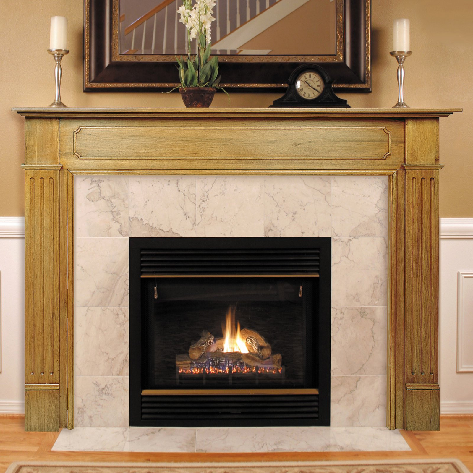 Best ideas about Fireplace Mantel Surround
. Save or Pin Pearl Mantels Williamsburg Wood Fireplace Mantel Surround Now.