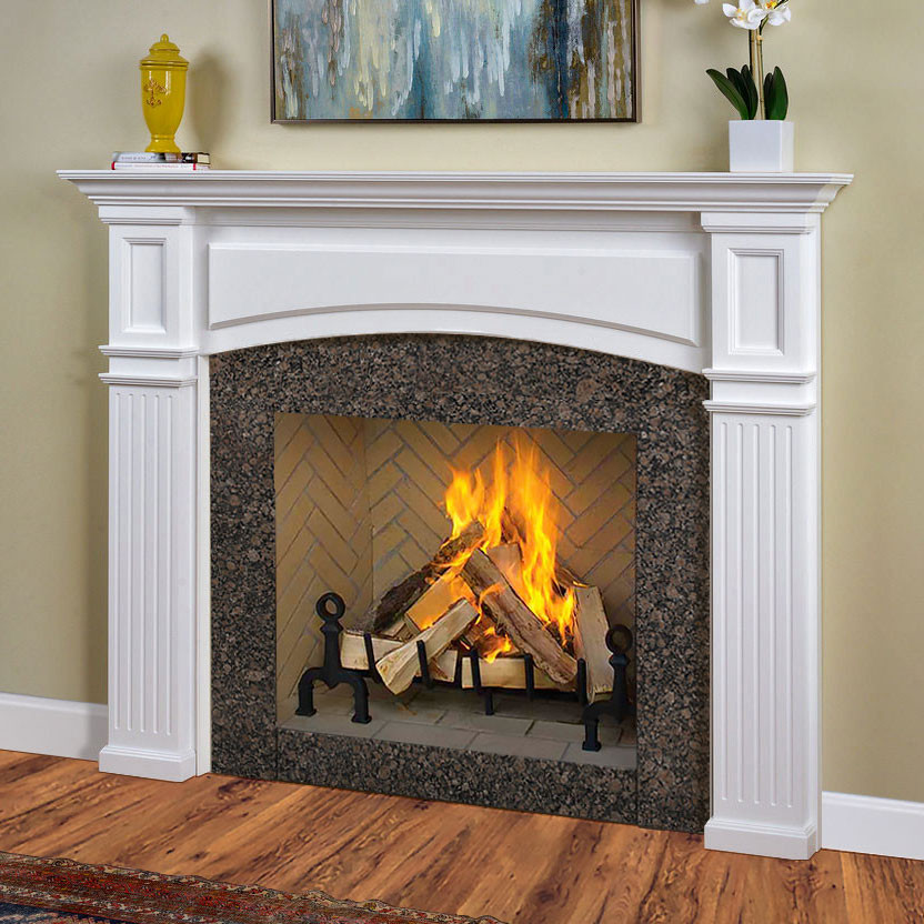 Best ideas about Fireplace Mantel Surrounds
. Save or Pin Monarch 54 In x 39 In Wood Fireplace Mantel Surround Now.