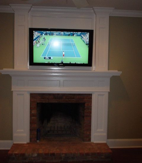 Best ideas about Fireplace Tv Mount
. Save or Pin tv over fireplace mount Fireplace Now.