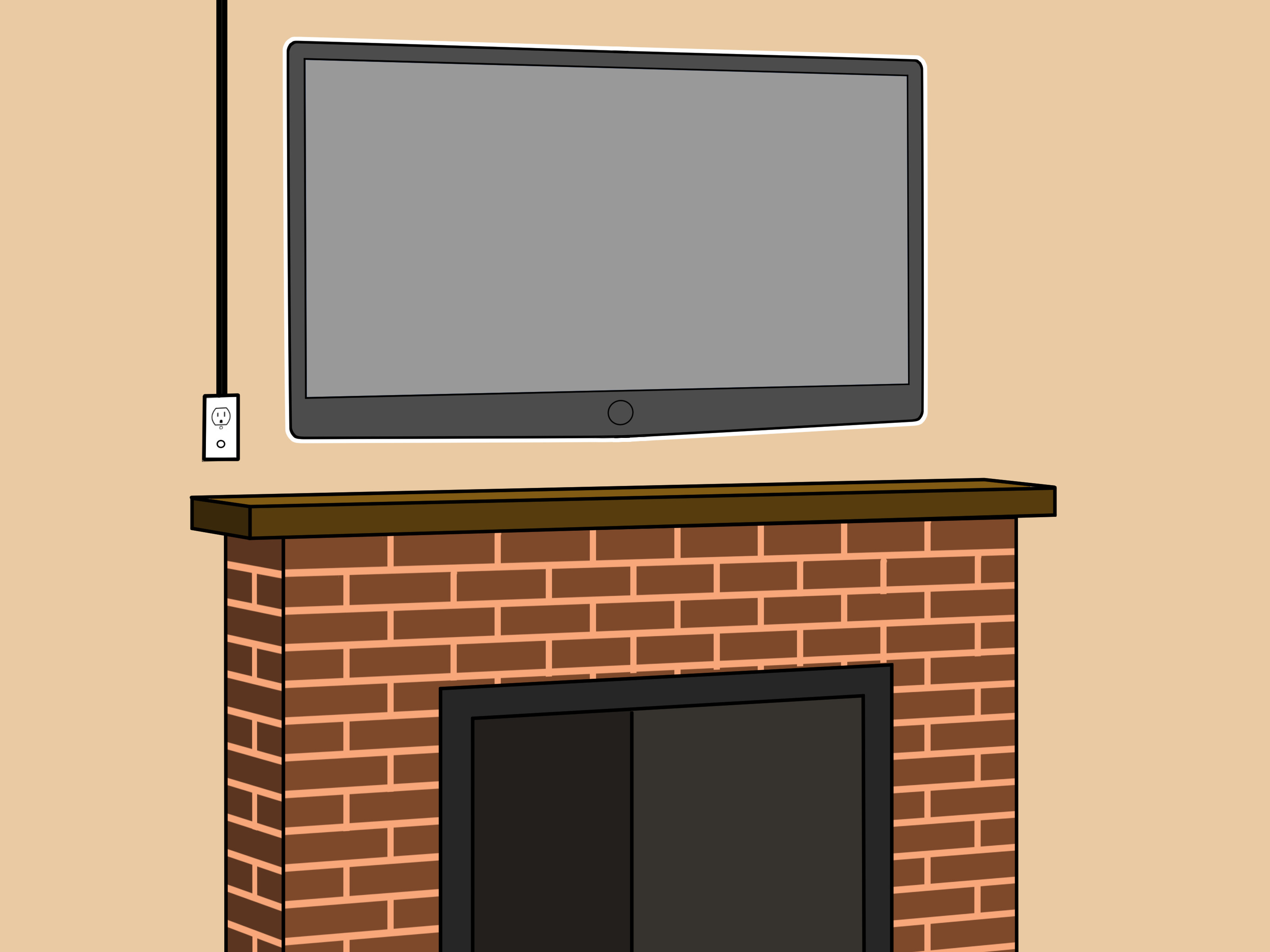 Best ideas about Fireplace Tv Mount
. Save or Pin How to Mount a Fireplace TV Bracket 7 Steps with Now.