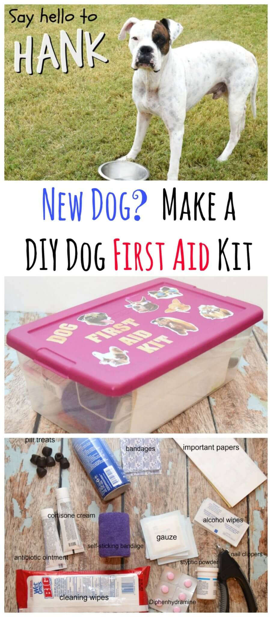 Best ideas about First Aid Kit DIY
. Save or Pin New Dog & DIY Dog First Aid Kit Now.