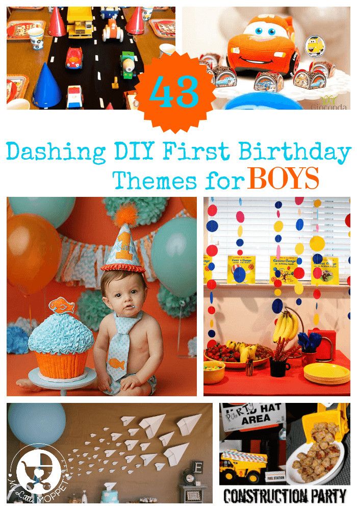 Best ideas about First Birthday Boy Ideas
. Save or Pin 43 Dashing DIY Boy First Birthday Themes Now.