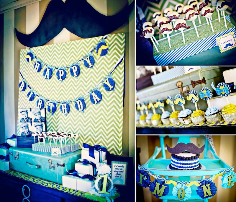 Best ideas about First Birthday Boy Ideas
. Save or Pin Kara s Party Ideas 1st Birthday Boy Little Man Mustache Now.