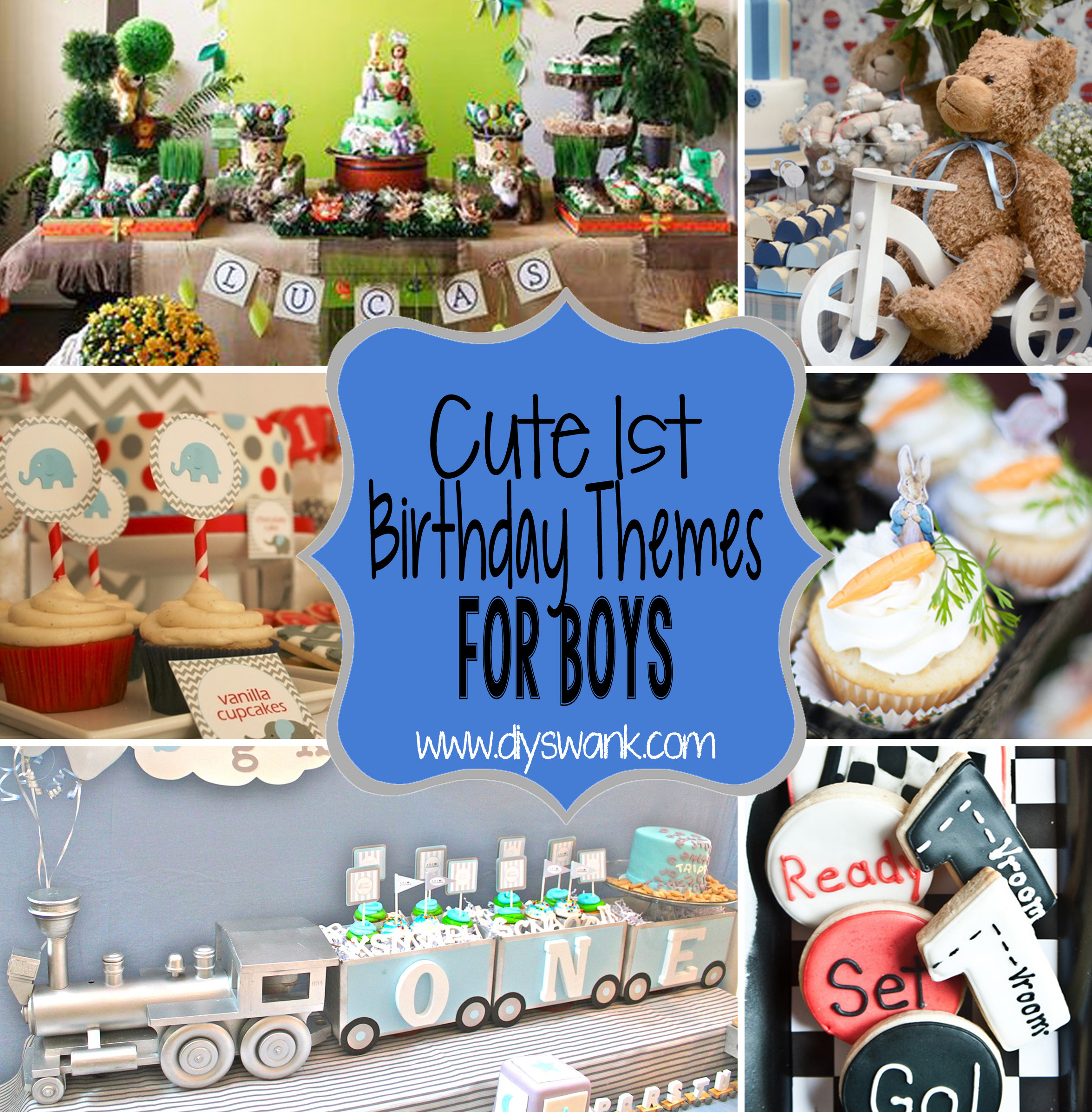 Best ideas about First Birthday Boy Ideas
. Save or Pin Cute Boy 1st Birthday Party Themes Now.