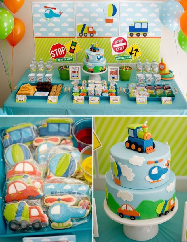 Best ideas about First Birthday Boy Ideas
. Save or Pin Boy s Transportation Themed Birthday Party Now.