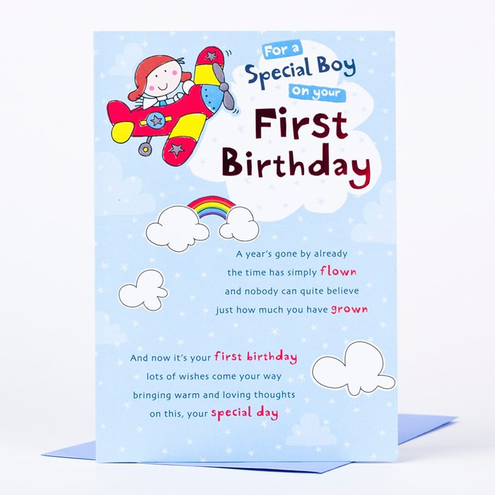 Best ideas about First Birthday Card
. Save or Pin 1st Birthday Card For A special Boy Now.