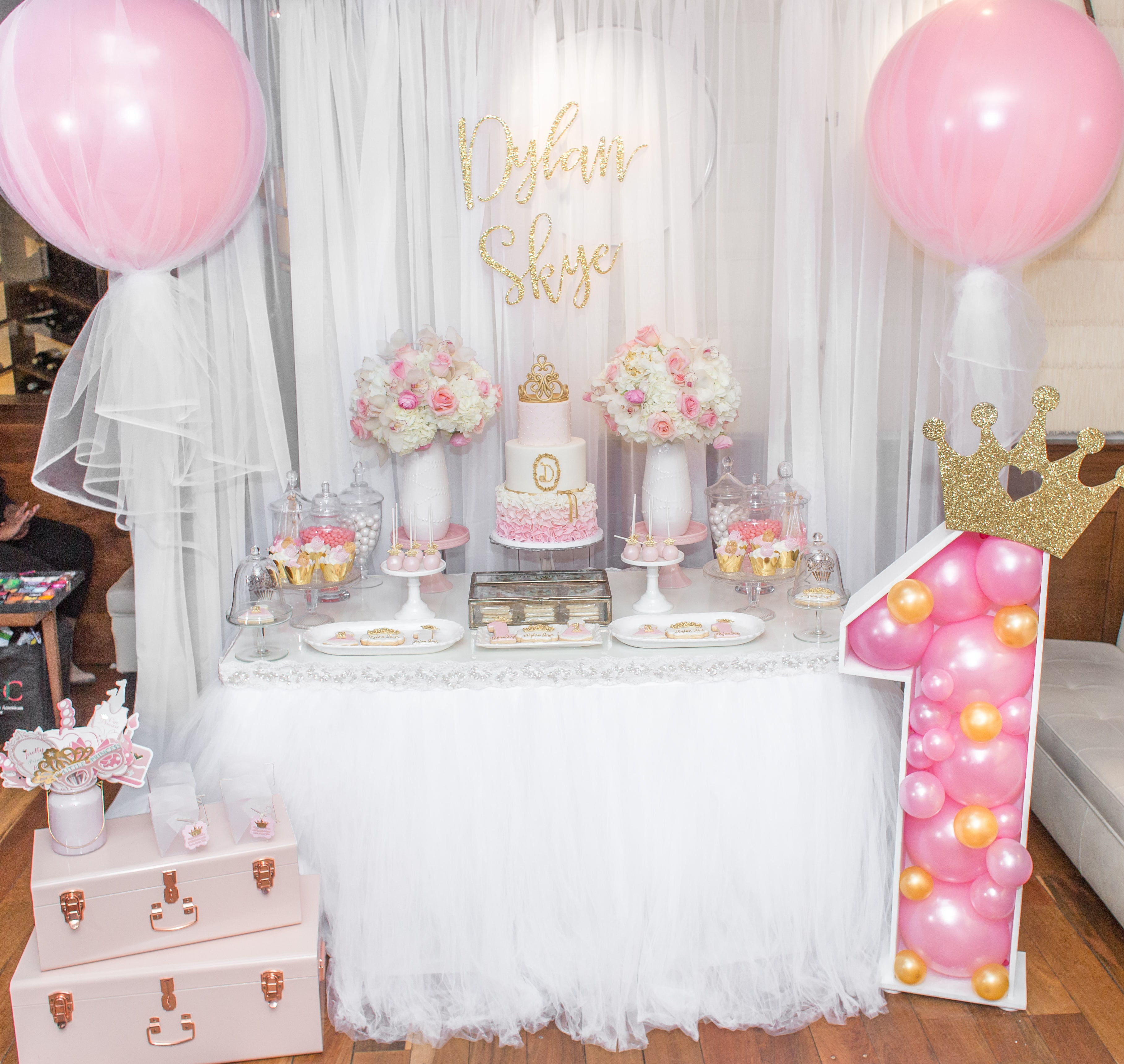 Best ideas about First Birthday Decorations
. Save or Pin Princess First Birthday Party Now.