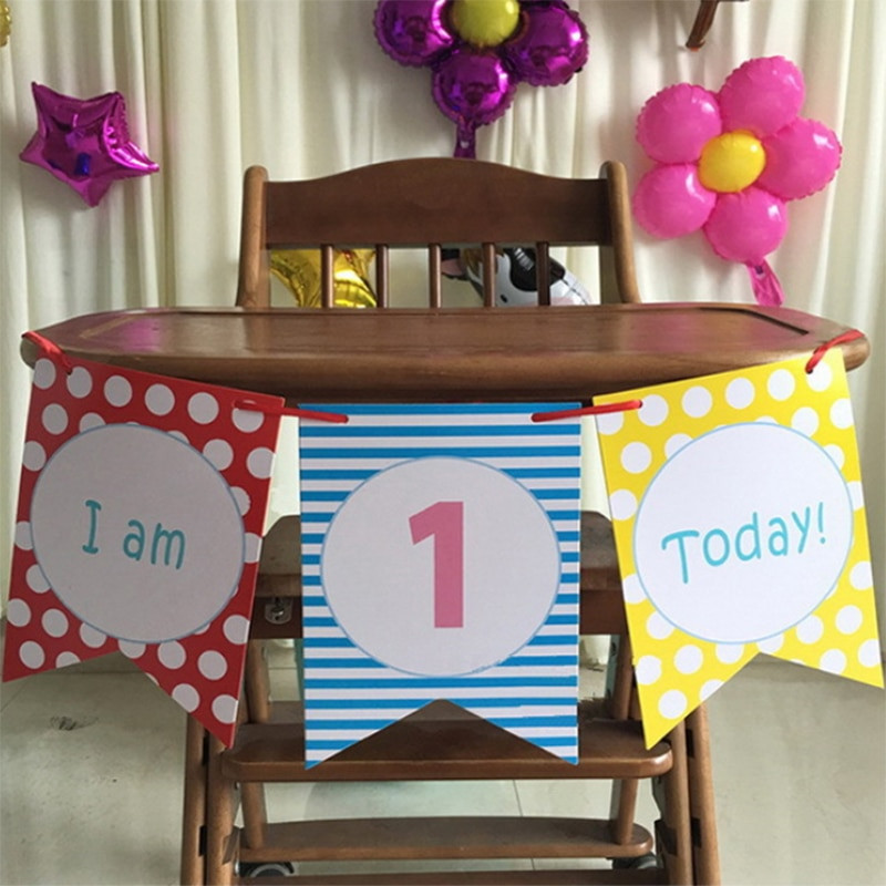 Best ideas about First Birthday Highchair Decorations
. Save or Pin Blue Boy s 1st Birthday High Chair Decorating Kit Set Baby Now.