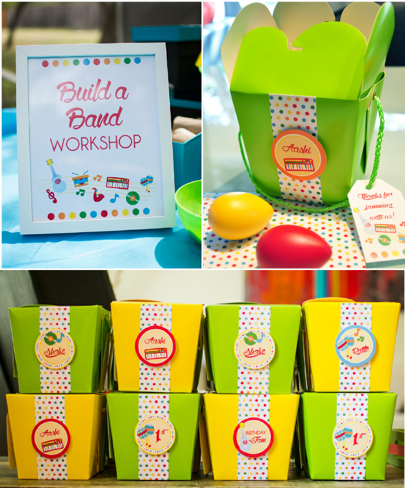 Best ideas about First Birthday Party Favors
. Save or Pin Baby Jam Music Inspired 1st Birthday Party Party Ideas Now.