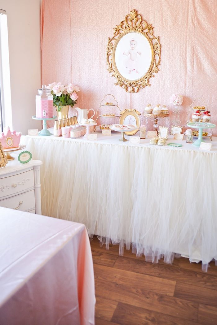 Best ideas about First Birthday Party Ideas
. Save or Pin Kara s Party Ideas Royal Princess 1st Birthday Party Now.