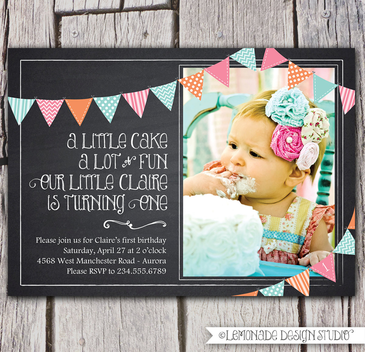 Best ideas about First Birthday Party Invitations
. Save or Pin First Birthday Invitation Chalkboard Invitation Bunting Now.