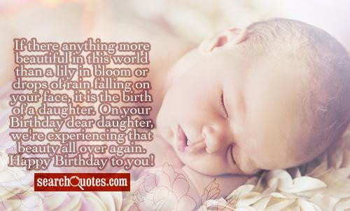 Best ideas about First Birthday Quotes For Daughter
. Save or Pin Daughter Birthday Quotes Now.