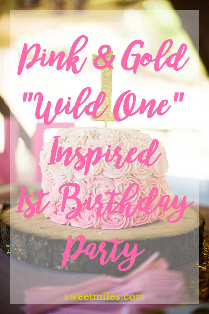 Best ideas about First Birthday Themes Ideas
. Save or Pin Adeline s First Birthday Party Details A Pink and Gold Now.