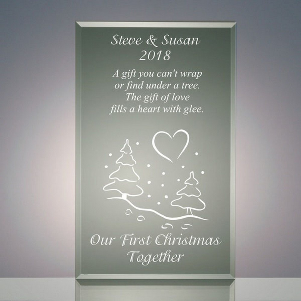 Best ideas about First Christmas Together Gift Ideas
. Save or Pin Our First Christmas To her Jade Acrylic Gift Plaque Now.