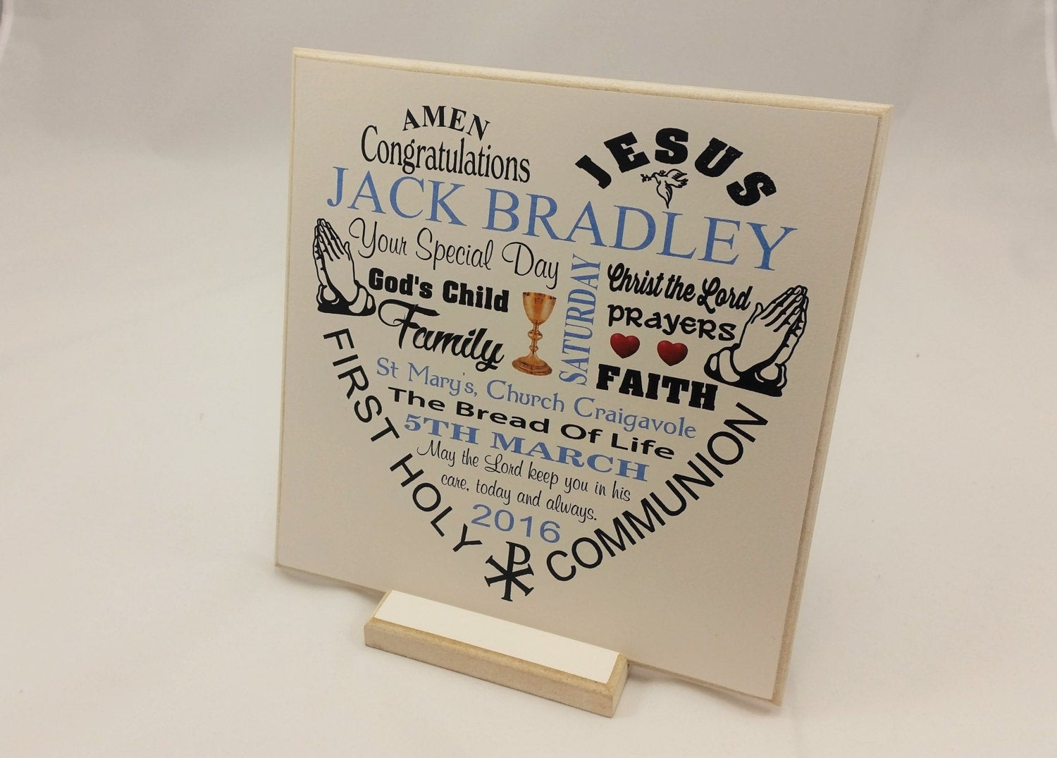 Best ideas about First Communion Gift Ideas
. Save or Pin First munion Gift Boy Girl Personalised Wooden Plaque Now.